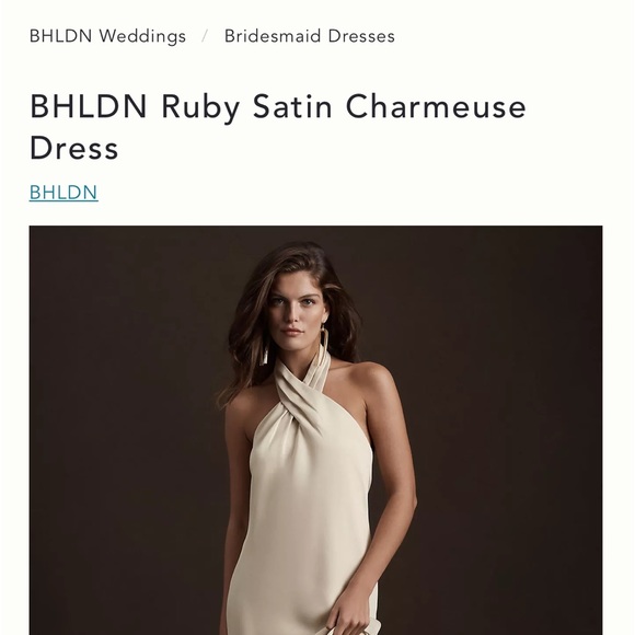 Long satin gown - Picture 4 of 4